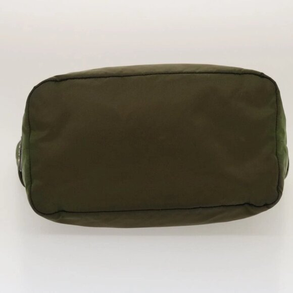 PRADA Hand Bag Nylon 2way Khaki Auth fm1303 - Picture 7 of 16